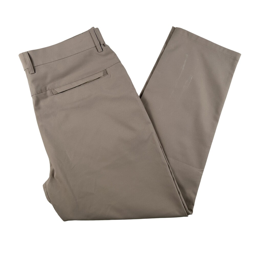 Jack Archer Pants Mens 33x27 Oak Khaki Chino Microfiber Straight Leg Casual